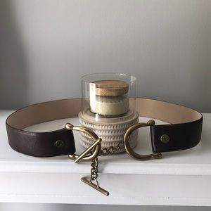 MICHAEL Michael Kors Genuine Leather Belt L/XL